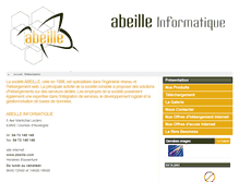 Tablet Screenshot of abeille.com